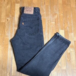 Vintage Levis 550 Student fit orange tab jeans